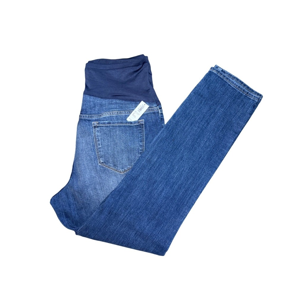 Old Navy Maternity Full Panel Skinny Jeans Size 16 Regular Blue Wash NWT